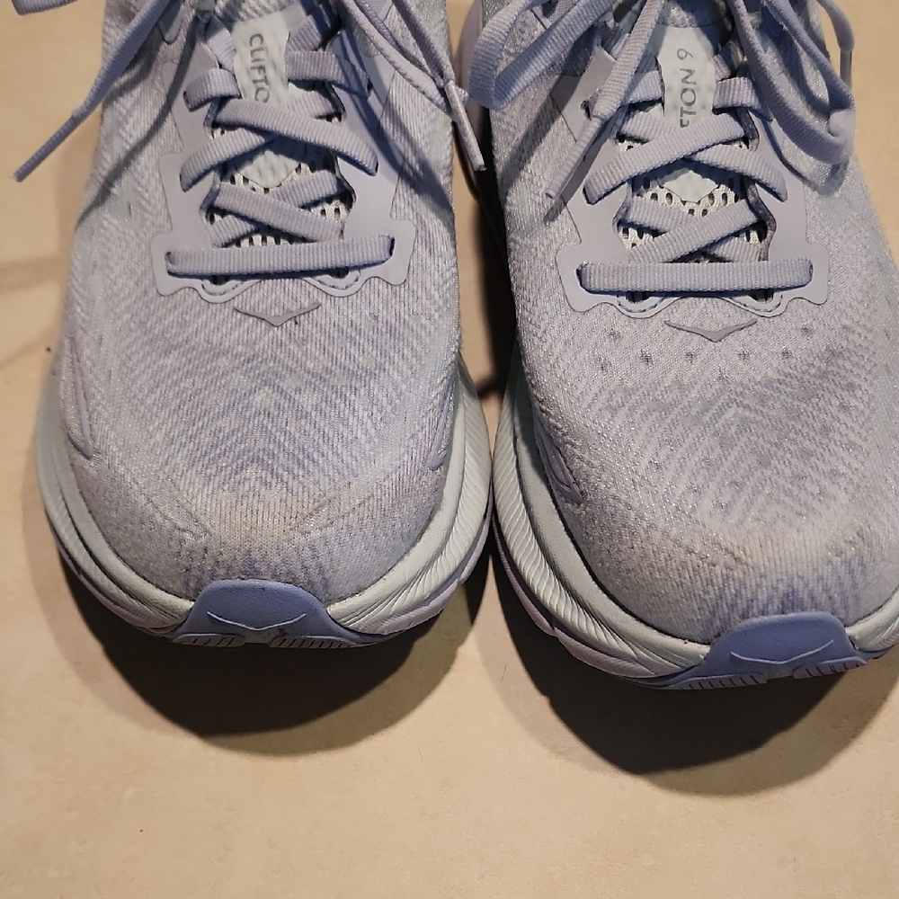 Hoka Women's Sky Blue Athletic Shoes - Picture 3 of 9